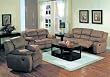 Motion Sofa Loveseat Recliner Set Brown Microfiber New