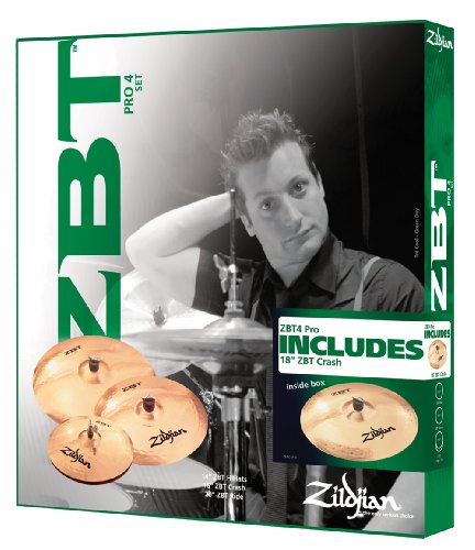 Zildjian ZBT 4 Pro Promo Cymbal Box Set with Bonus 18 Crash