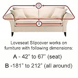 Maroon P-Leather furniture slipcover loveseat slipcover 702