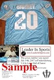 Lem Barney Autographed/Hand Signed Jersey - Detroit Lions
