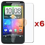 6-Pack Reusable Screen Protector for HTC Desire HD / Ace