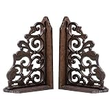 Vintage Style Wrought Iron Book Ends