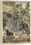 Click for more about DOG FAITHFUL TO MASTER - 40 Inch Canvas Print (101 cm) by Mary Evans - Media Storehouse.