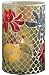 Tag Sarah's Garden Trellis 9-Inch Mosaic Glass Hurricane Lantern