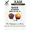 GACE Art Education Sample Test 109, 110