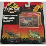 JurassicParkDieCastMiniDilophosaurusandStegosauruswith2CollectorCards