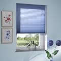 Liedeco Plissee Faltenstore 'Blau' | Raffstore 100 cm x 175 cm