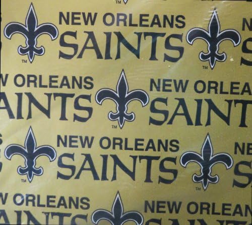 New Orleans Saints Gift Wrap Paper