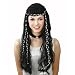 Renaissance Prinzessin Lange Schwarze Perücke Verkleidung Halloween Accessoire