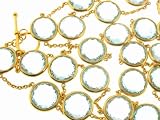 Blue Topaz Necklace - 40 by Arunashi