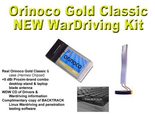 NEW Orinoco Gold Laptop WarDriving Kit w/Antenna Stand