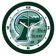 Tulane Green Wave Dimension Wall Clock