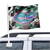 Florida Gators Camo Mascot Car Flag 2