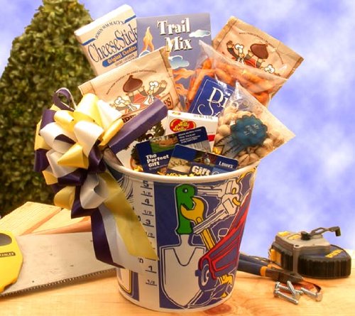 Men at Work Gift Basket with 20 Dollar Gift Card by GBDS