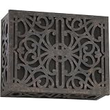 Quorum International 7-115-044 Toasted Sienna Door Chime 6? x 7.75? Traditional Surface Mount Door Chime Grill Cover