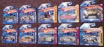 Hot Wheels Set of ten random cars