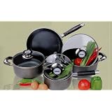 7PC Aluminum Heavy Gauge Non-Stick Pan Casserole Cookware Set by 