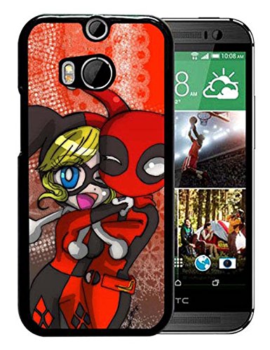 Custom Phone Case For Htc One M8, Joker Harley Quinn Comics Design For Guys