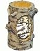 Birch Wood Log Night Light With Moose Silouhette Scene That Shows When Light Is On 7.5