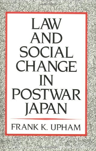 Law and Social Change in Postwar Japan