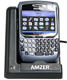 Amzer Desktop Cradle with Extra Battery Charging Slot for BlackBerry 8700 - Black