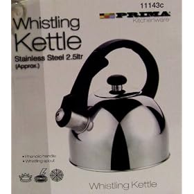 2.5 LITRE STAINLESS STEEL WHISTLING KETTLE