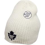 Reebok Toronto Maple Leafs White Origin Long Knit Beanie