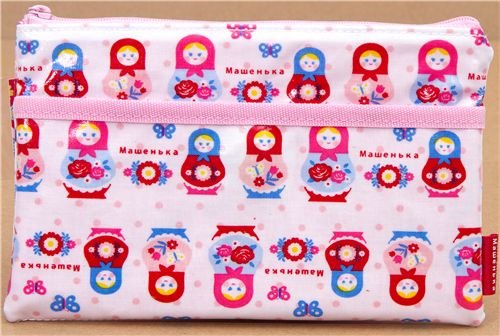 Imagen 2 de Estuche rosa grande muñecas matrioska, producto de Japón