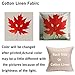 LDJ Cotton Linen Sofa Chair Square Throw Pillow Case Decorative Cushion Cover Pillowcase Design With Krampus Chasing Children Switch Pad Custom Pillow Cover Print One' Side Sized 16 x 16 Inches