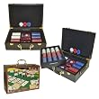 500 Composite Suited Chip Set w/ Graphic Wooden Case