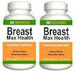 2 BOTTLES Breast Max Health 360 total caps Natural Breast Enlargement Enlarger KRK SUPPLEMENTS