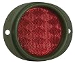 Grote 3" Round Reflector with Gasket Red, Green Base 40162