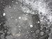 Falling Cold White Chinks of Snow Photographic Poster Print, 24x18