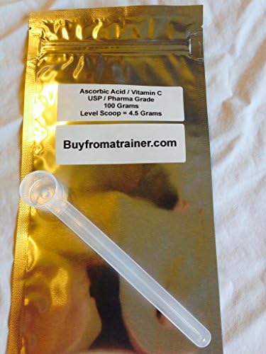 100 Grams Ascorbic Acid Pure Powder Vitamin C Antioxidant Cold Pharmaceutical g