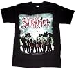 Slipknot Group Flashing Lights Black Mens T-shirt
