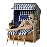 STRANDKORB BINZ BLAU WEISS INKL. LUXUS KISSENvon "Strandkorb Binz"