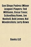 San Diego Padres (Minor League) Players: Ted Williams, Csar Tovar, Schoolboy Rowe, Joe Nuxhall, Bob Lemon, Hal Woodeshick, Larry Bowa-