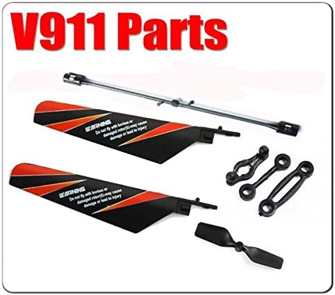 SUNRISC WLtoys V911 rc mini RTF 4CH Helicopter Part Main Tail Blade + Balance Bar + Buckle