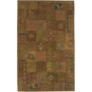 Surya Season-Feet s Splendor DST-379 5 by 8 Rug, Gold
