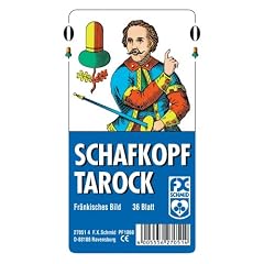 Ravensburger 27051 - Schafkopf/Tarot, Fr�nkisches Bild - 36 Blatt, glasklares Etui