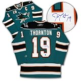 Joe Thornton San Jose Sharks Autographed/Hand Signed Rbk Premier Jersey