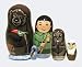 Fishing Adventure Russian Nesting Doll 5pc./4