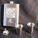 Kitchen & Housewares : Chinese Dragon with Calligraphy Stainless Steel Hip Flask Gift Set