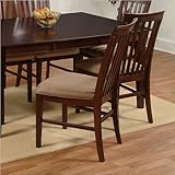 Atlantic Furniture Mission Side Chair in Antique Walnut (Set of 2)