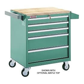 Grizzly H0840 5 Drawer Roll-Cabinet w/ Ball Bearing Slides