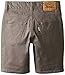 Levi's Boys' 511 Twill Short Dark Gull Grey