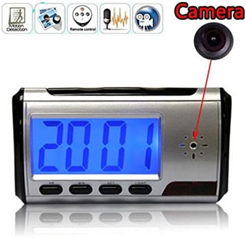 Goodaa High Quality Digital Clock Spy Hidden Camera DVR USB Motion Alarm Video Audio Recorder Remote