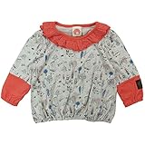 【H28年春物】 SCOLAR(スカラ) 天竺総柄Pt衿付き長袖Tシャツ 100cm/オートミール NO.CH-16SP-SC03