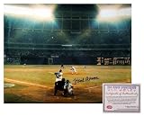 Hank Aaron Autographed/Hand Signed Atlanta Braves 16x20 Photo (715th Home Run)