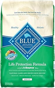 Blue Buffalo Dry Dog Food, Lamb and Rice Recipe, 30-Pound Bag